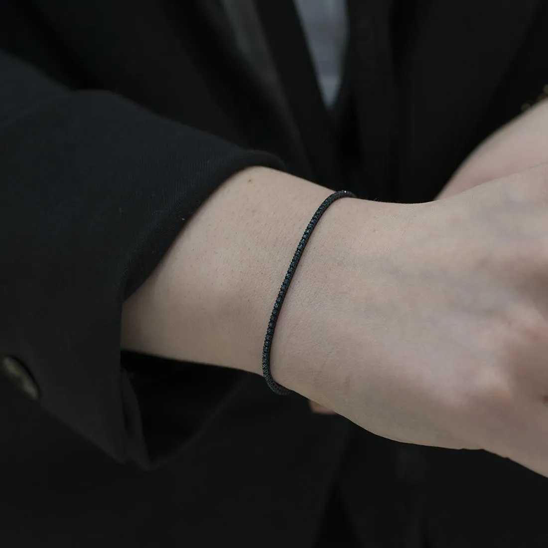 Bracciale tennis con diamanti ct. 0,85