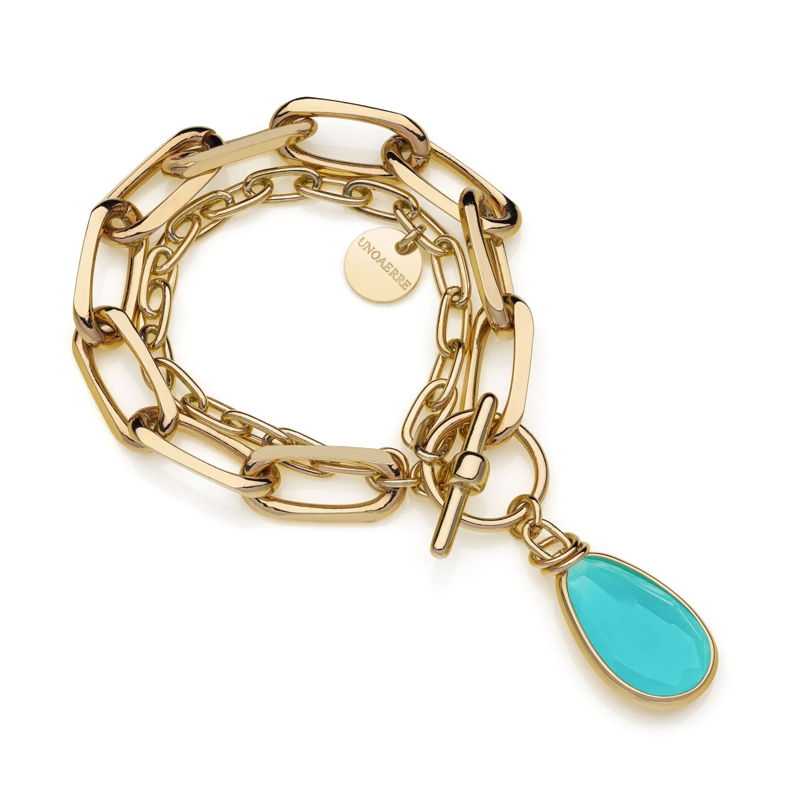 Bracciale Unoaerre Cristallo Turchese