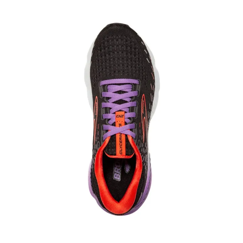 Brooks Glycerin Gts 20 Nero Viola - Scarpe Running Donna