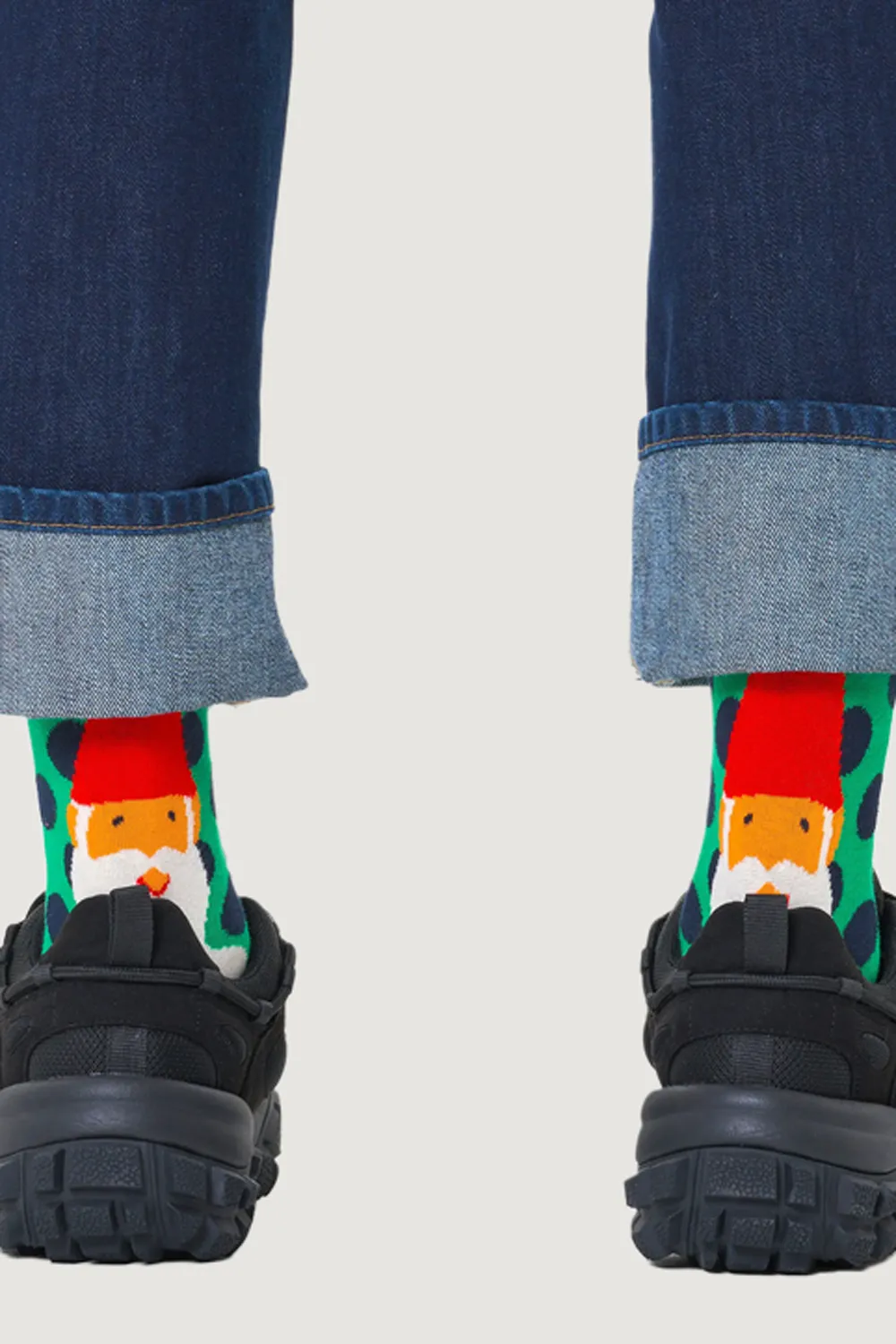 Calzini Happy Socks SANTA S BEARD Verde