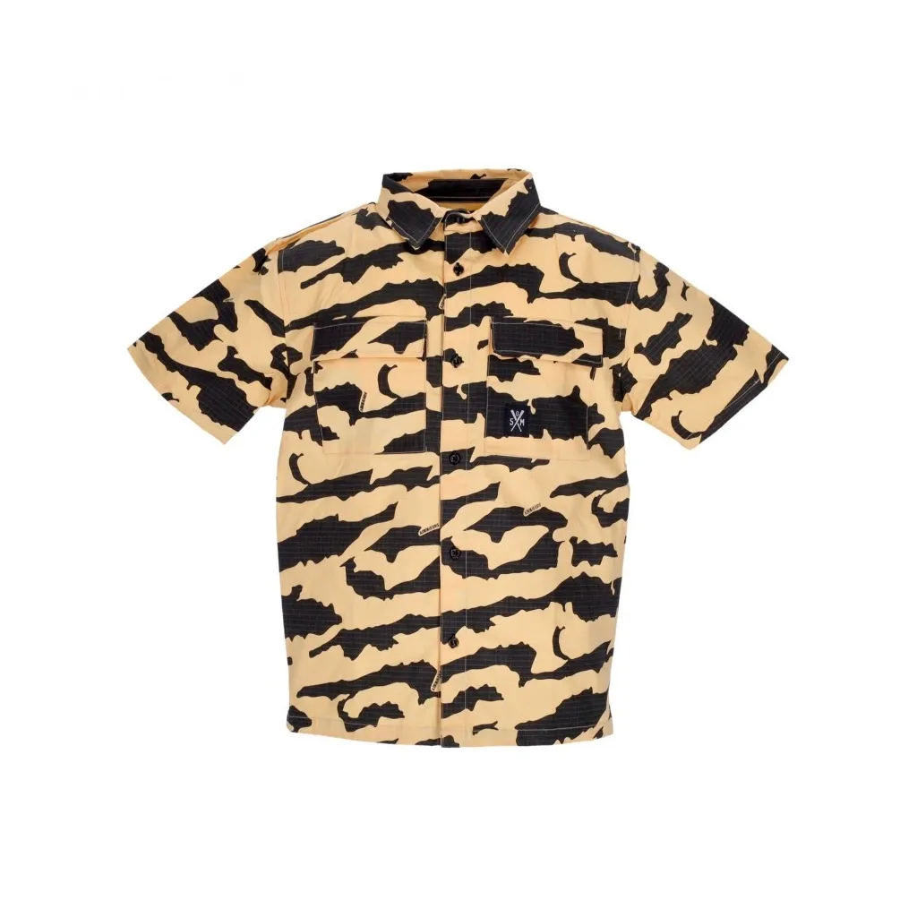camicia manica corta uomo retrofuture shirt PEACH CAMO
