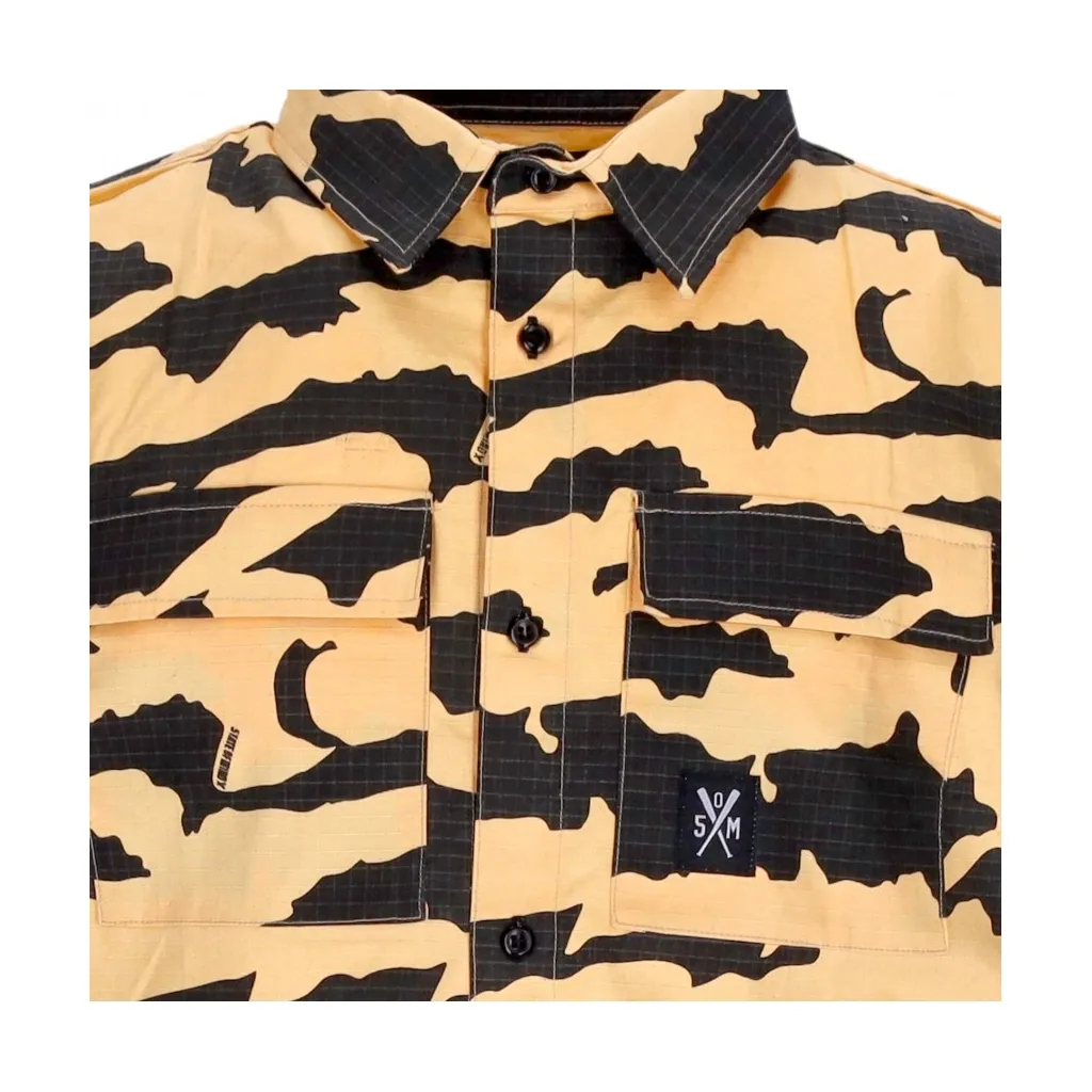 camicia manica corta uomo retrofuture shirt PEACH CAMO