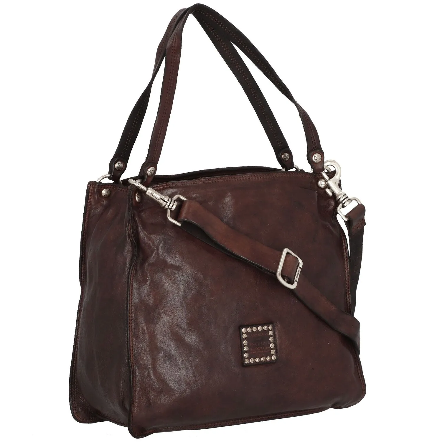 Campomaggi Borsa a tracolla in pelle 31 cm