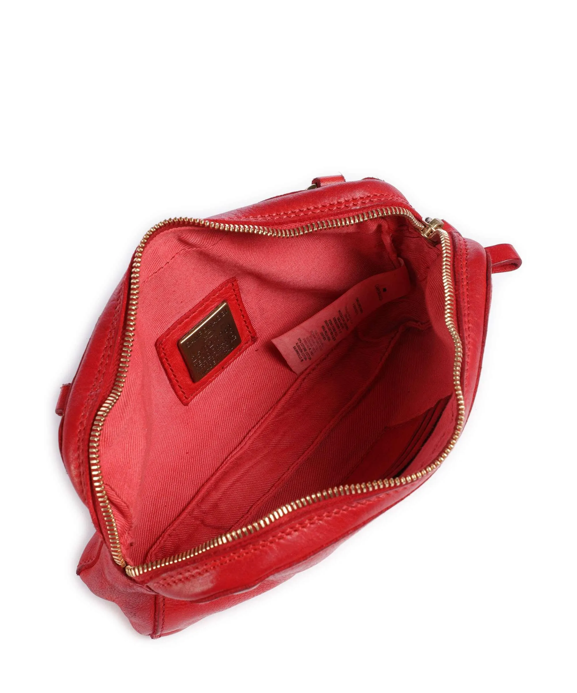  Campomaggi Borsa a tracolla pelle bovina rosso  
