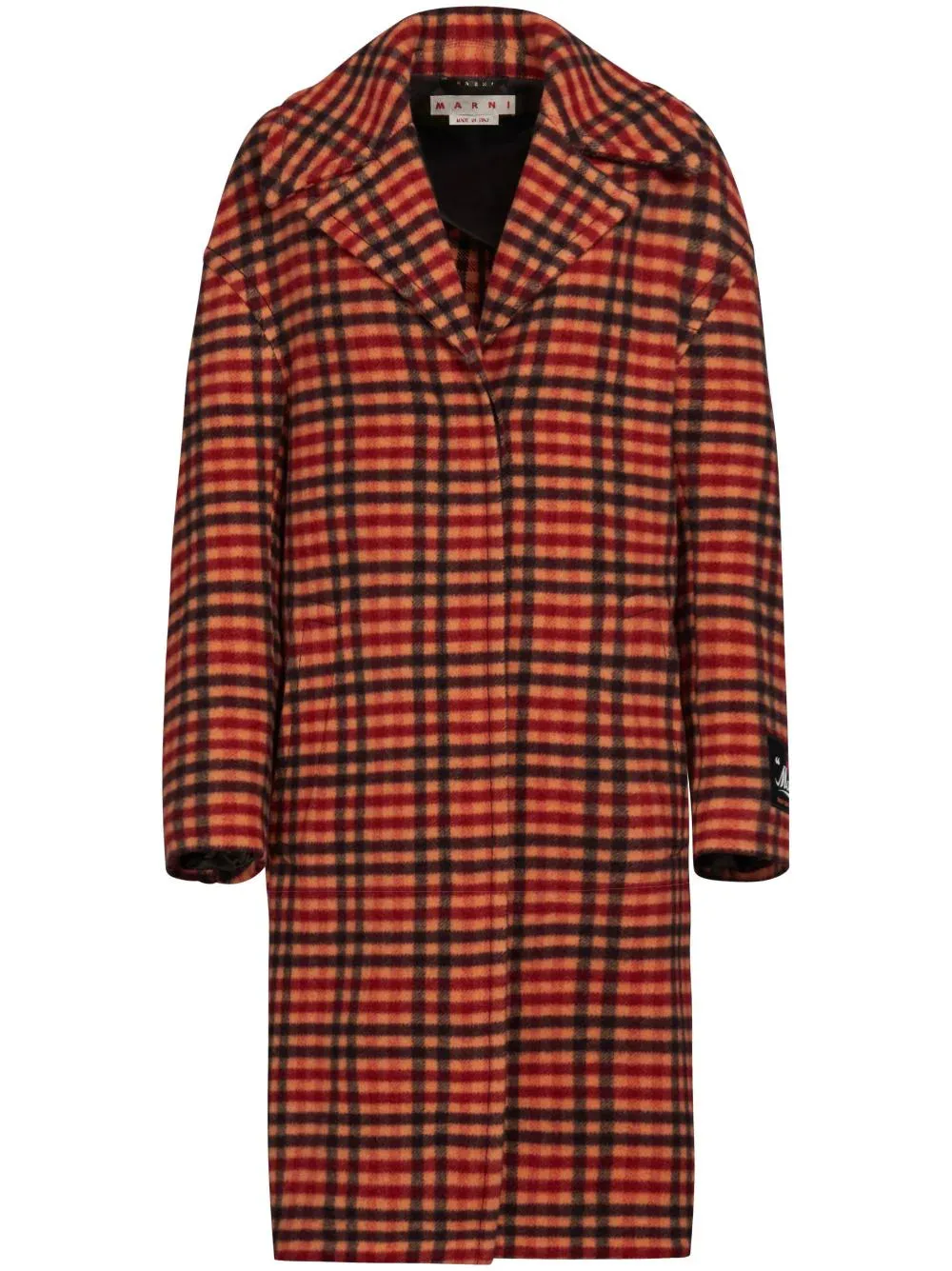 Cappotto con motivo Wavy Check