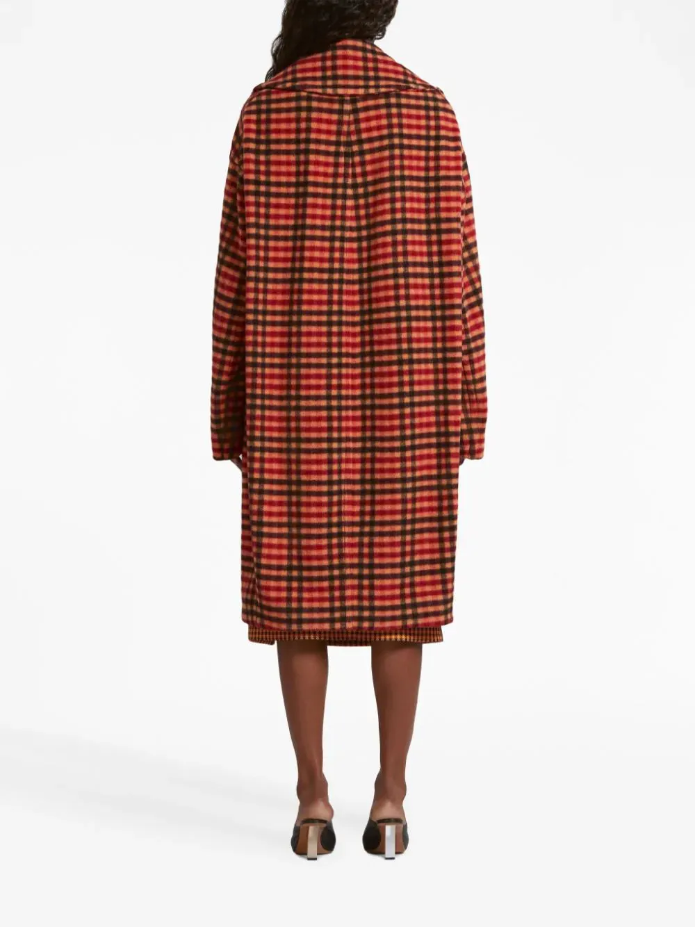 Cappotto con motivo Wavy Check