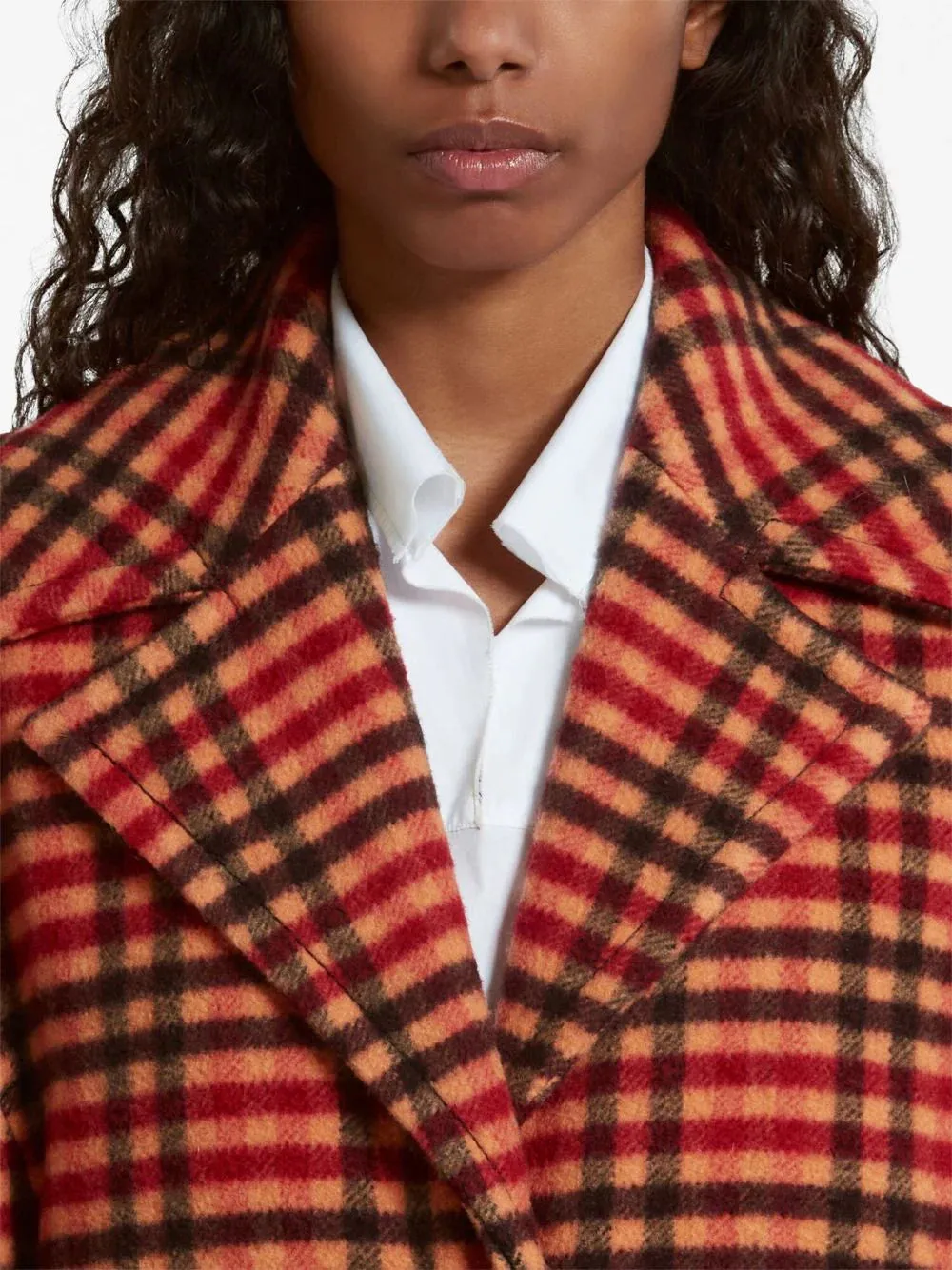 Cappotto con motivo Wavy Check