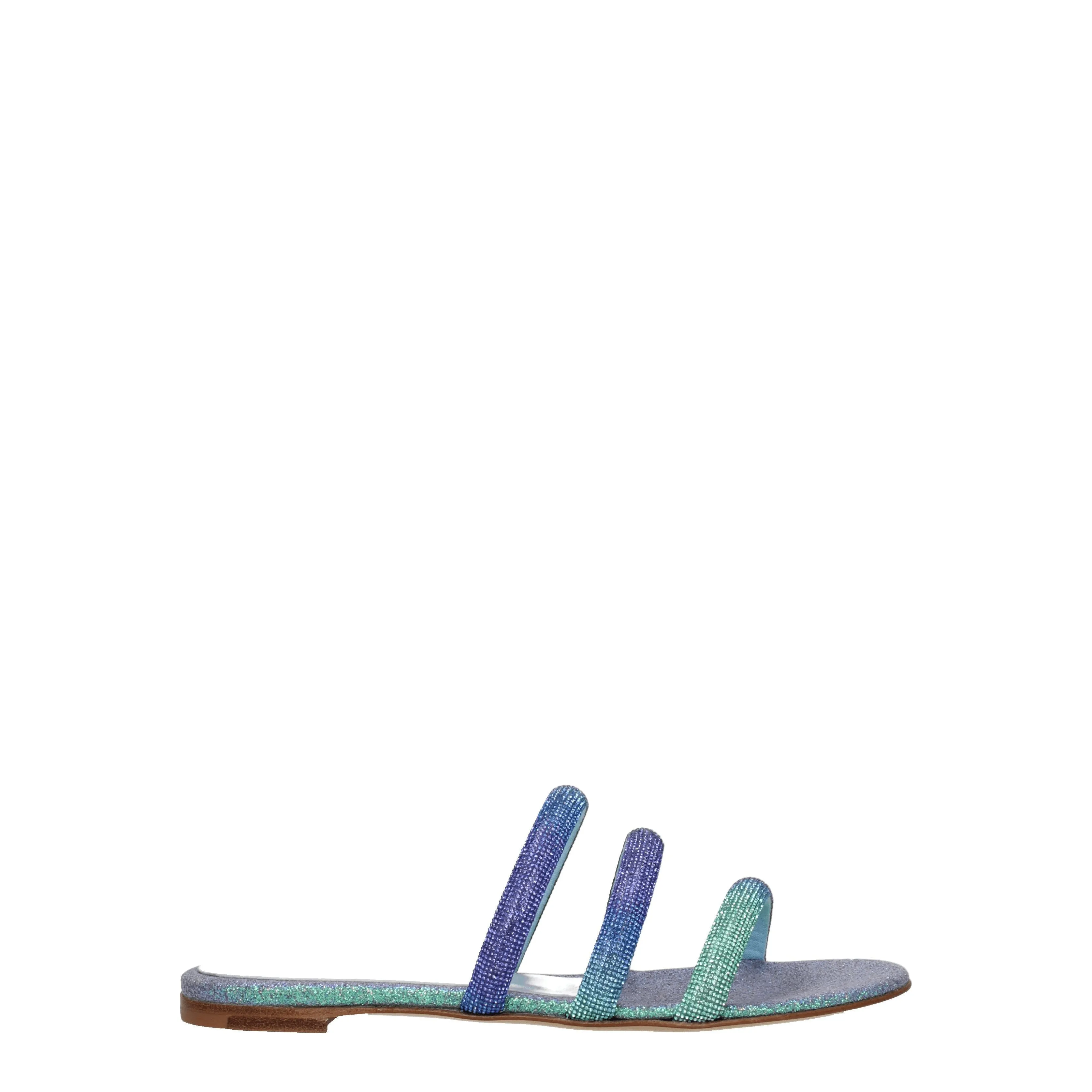 Casadei Ciabatte e Zoccoli Donna Tessuto Multicolore
