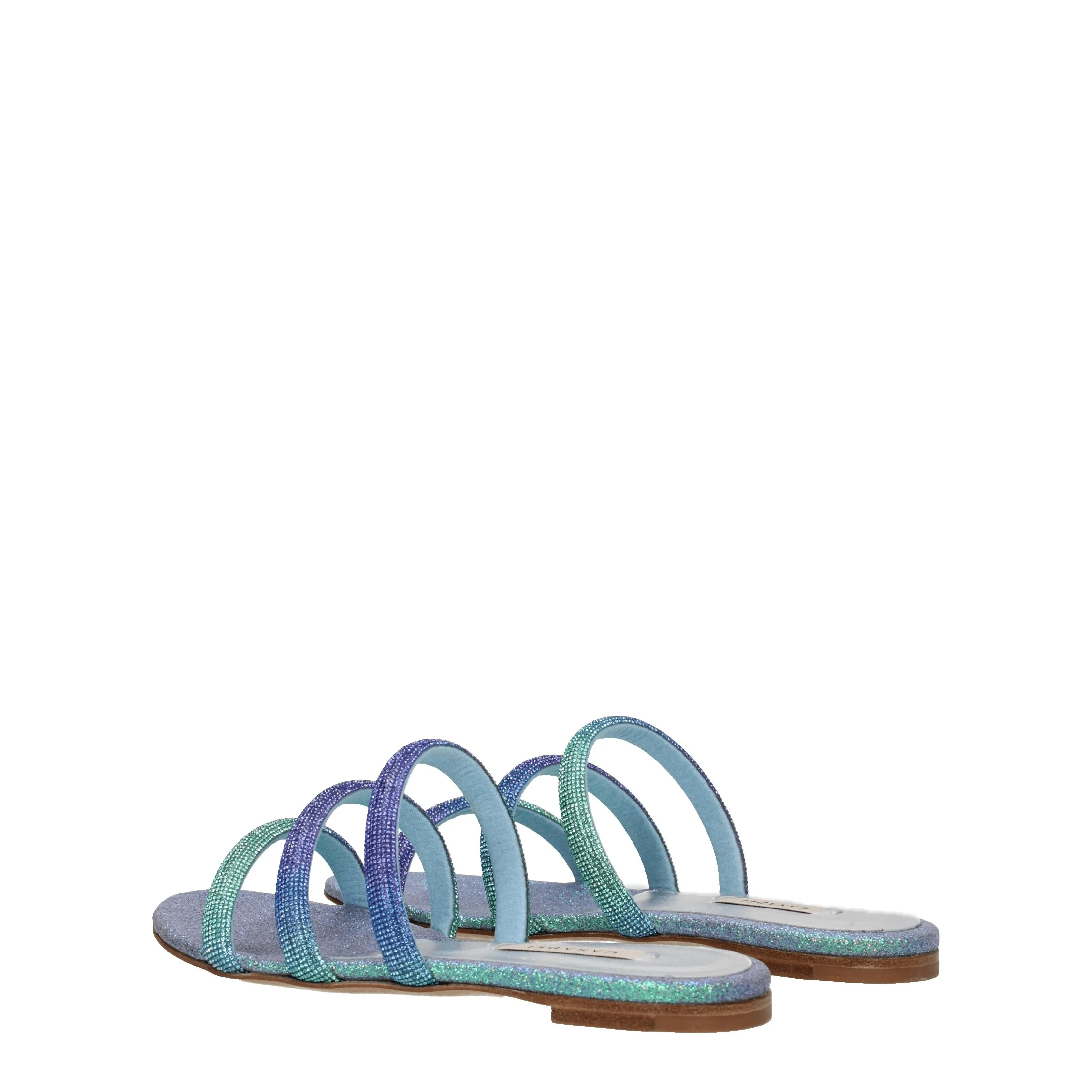 Casadei Ciabatte e Zoccoli Donna Tessuto Multicolore