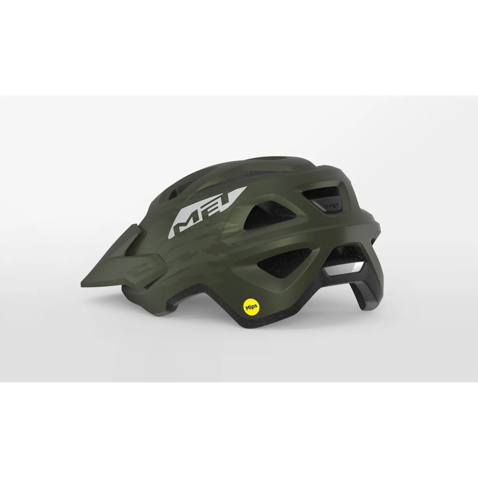 CASCO MET ECHO MIPS VERDE OLIVA / OPACO