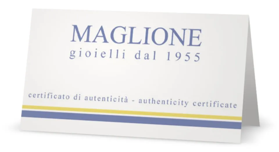Catenina girocollo tipo saliscendi con perla e zirconi in oro bianco 18kt