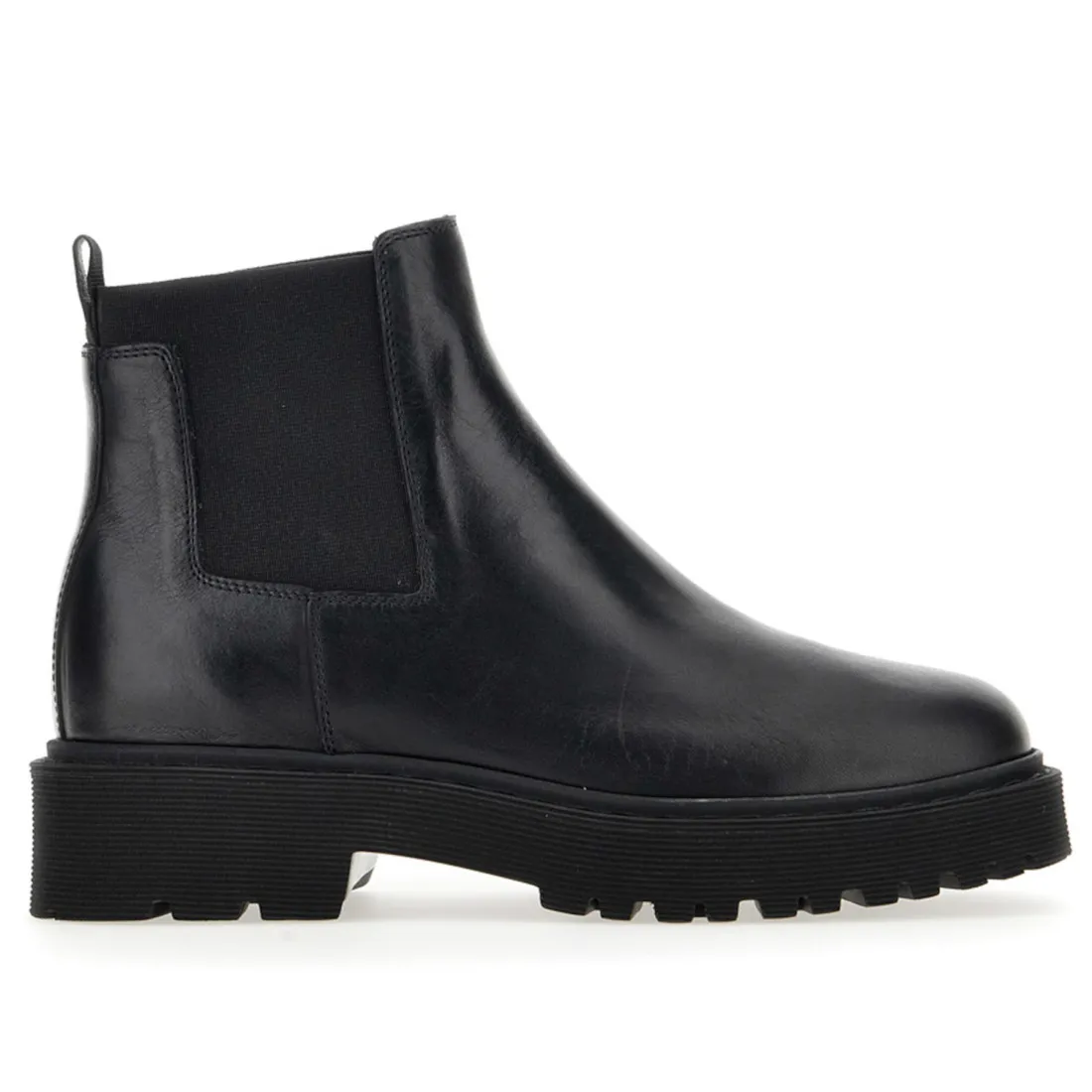 Chelsea Boot da donna Hogan H543 nero in pelle