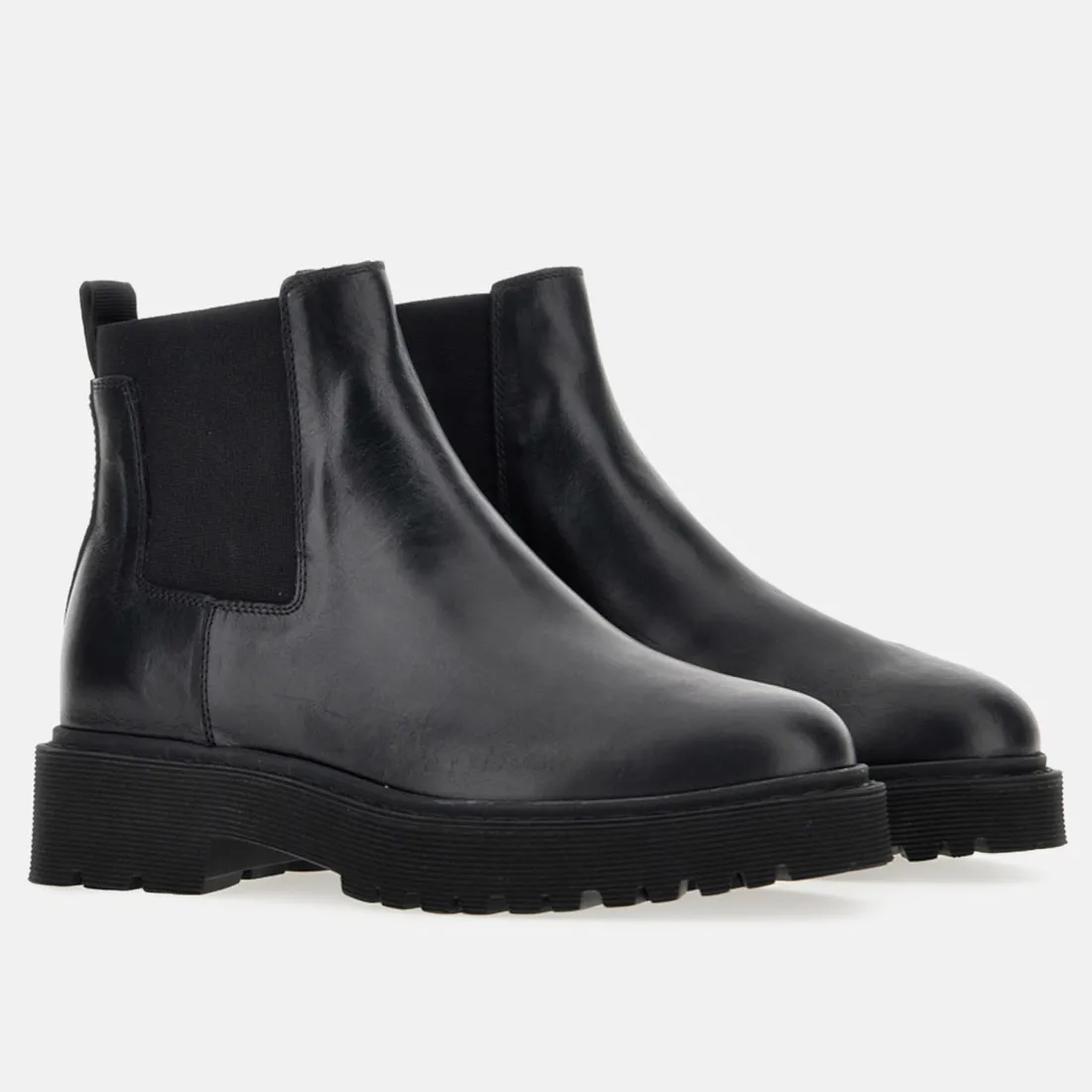 Chelsea Boot da donna Hogan H543 nero in pelle