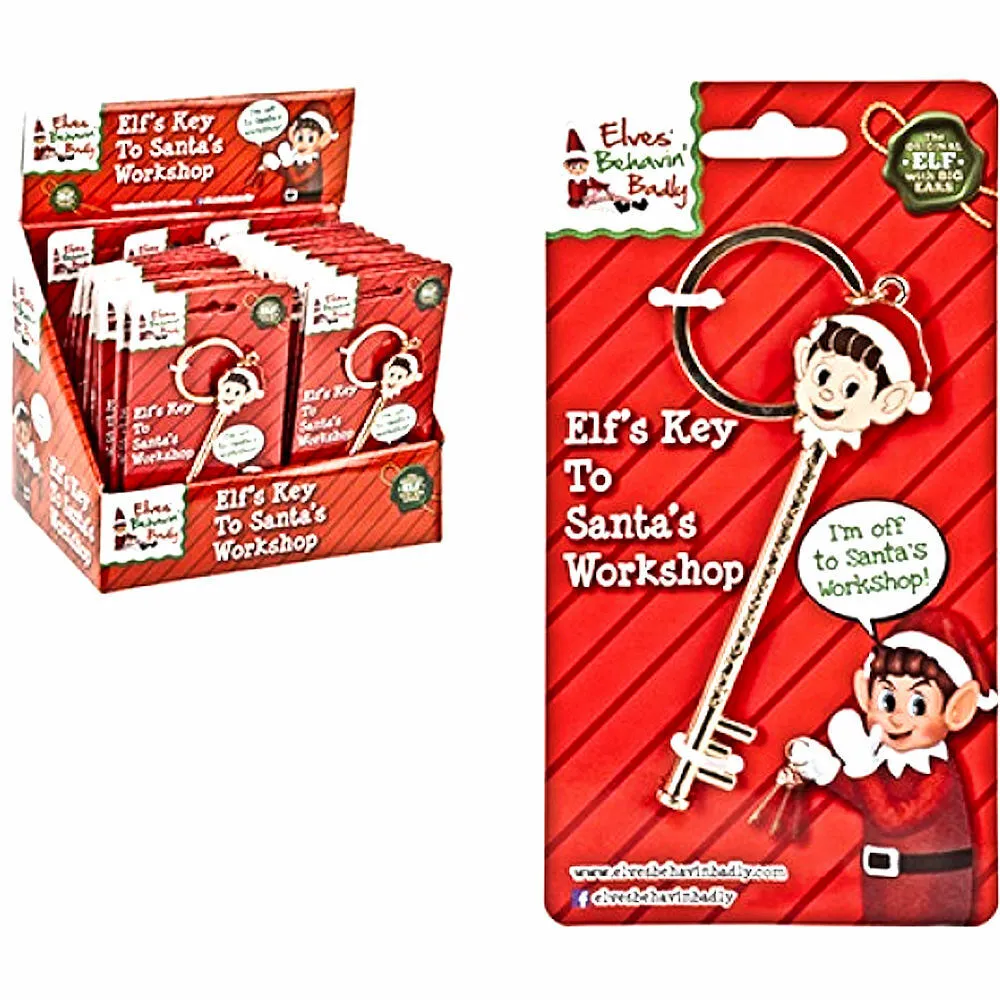 Chiave dell'officina di Babbo Natale con Elfo
