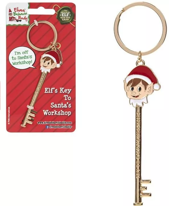 Chiave dell'officina di Babbo Natale con Elfo