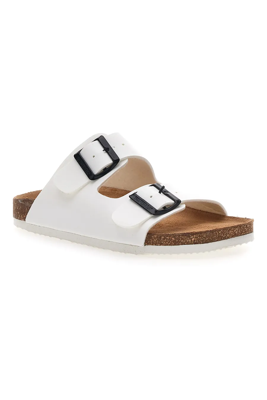 Ciabatte Bianche con Cinturini Regolabili da Donna Superga  31371