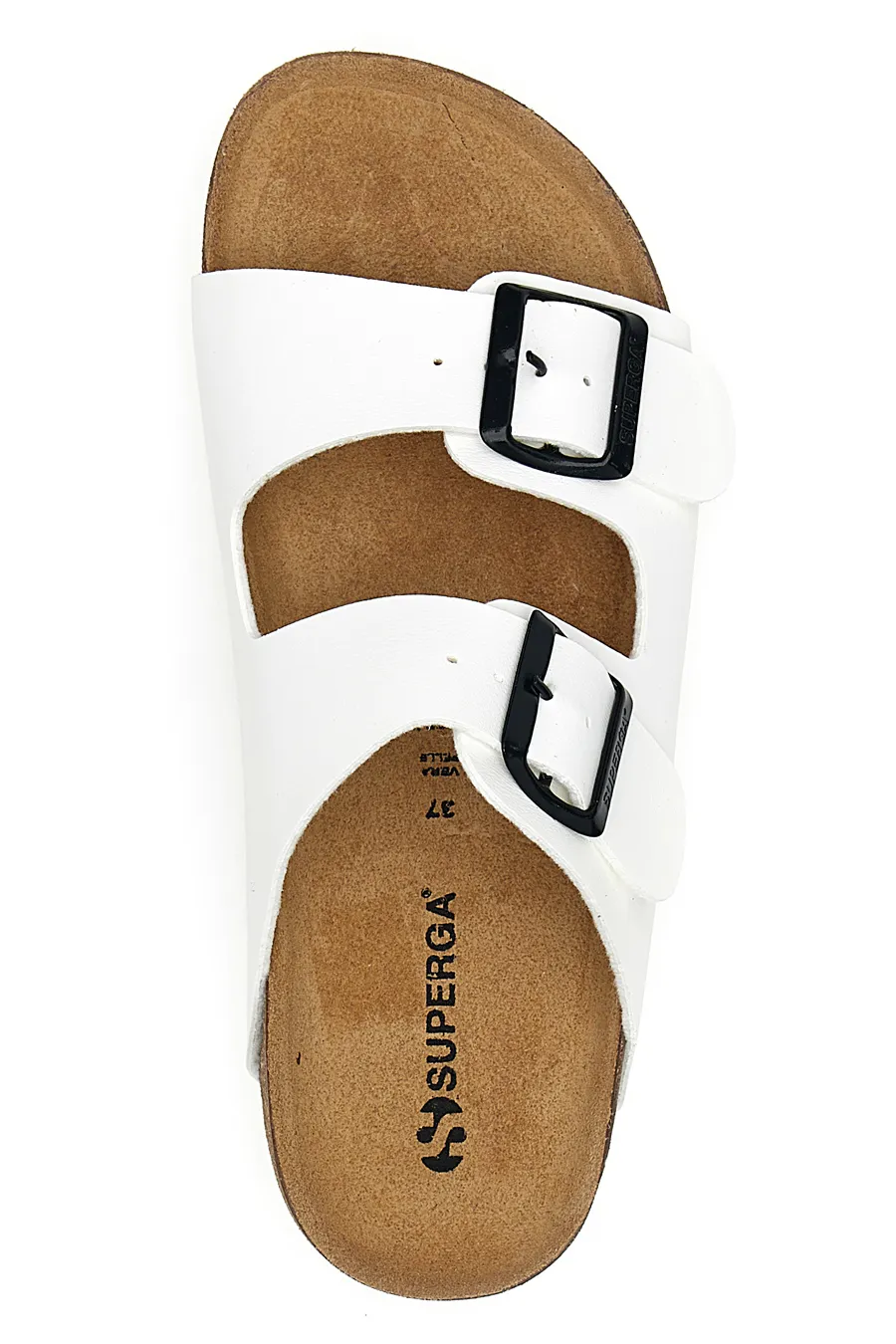 Ciabatte Bianche con Cinturini Regolabili da Donna Superga  31371
