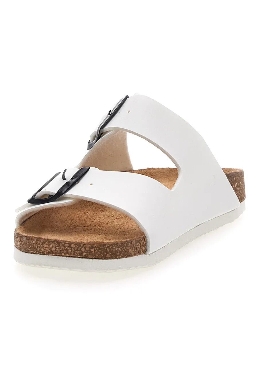 Ciabatte Bianche con Cinturini Regolabili da Donna Superga  31371