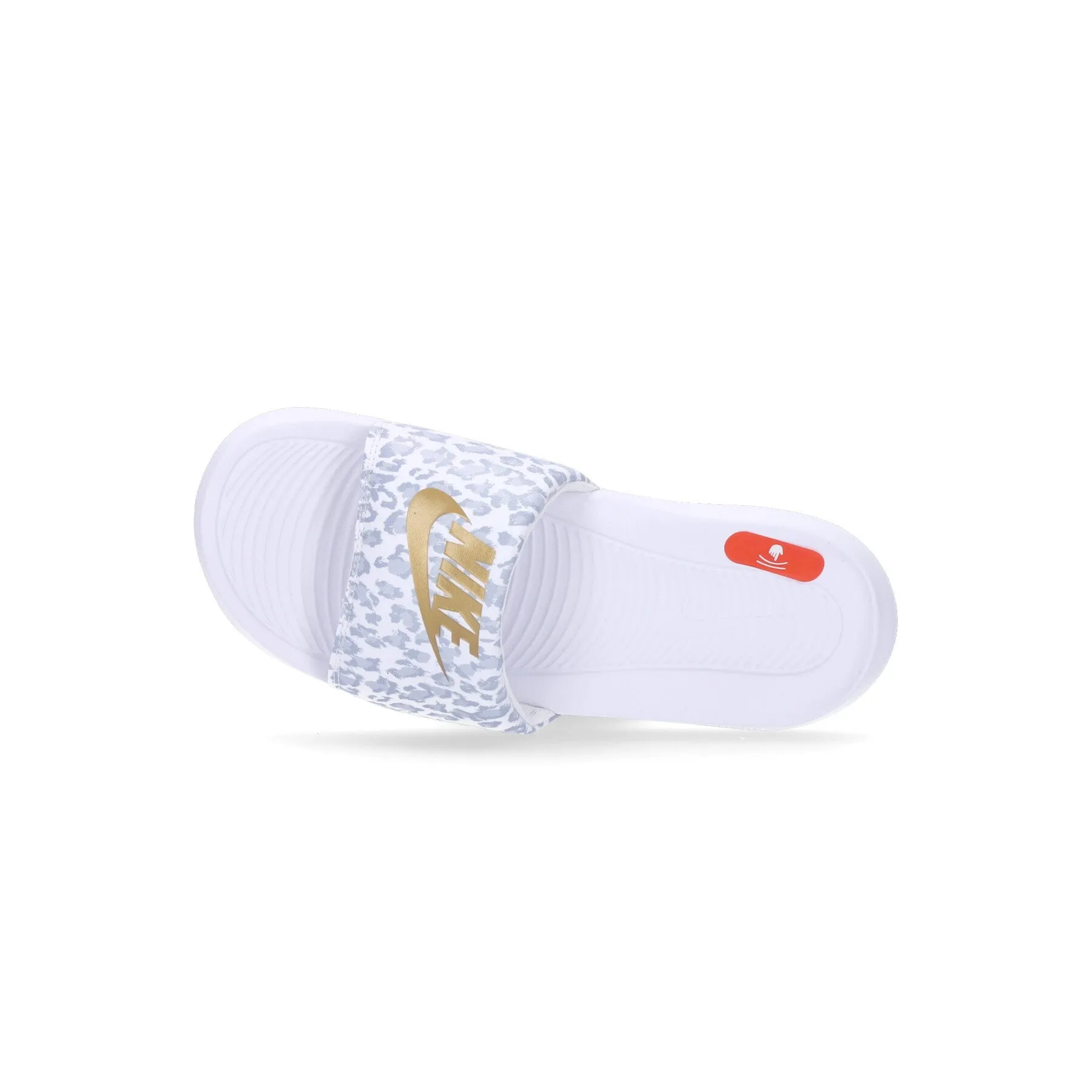 Ciabatte Donna W Victori One Slide Print White/metallic Gold/wolf Grey