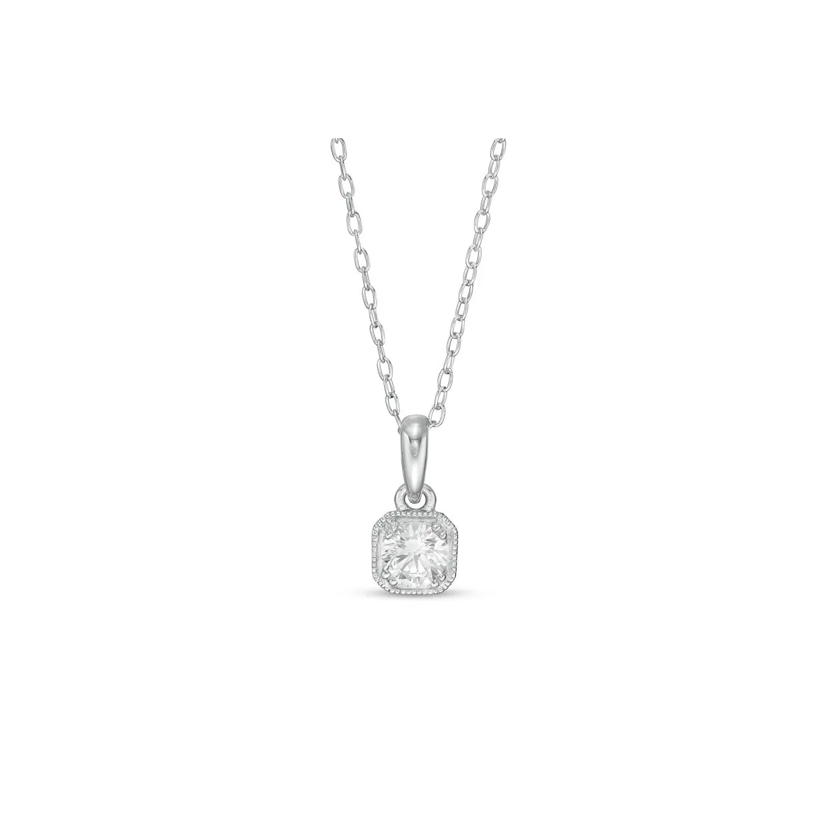 Ciondolo Modello Glamira con diamante 1 carato in oro bianco 18k