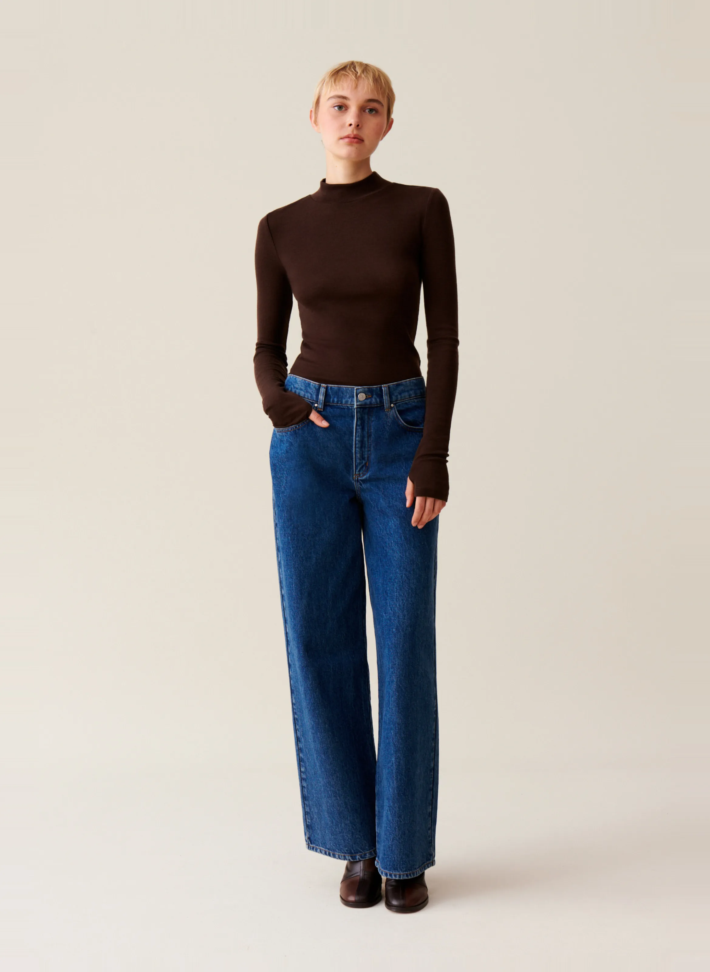  CLAUDIE PIERLOT   Maglia in lana a maniche lunghe | Marrone