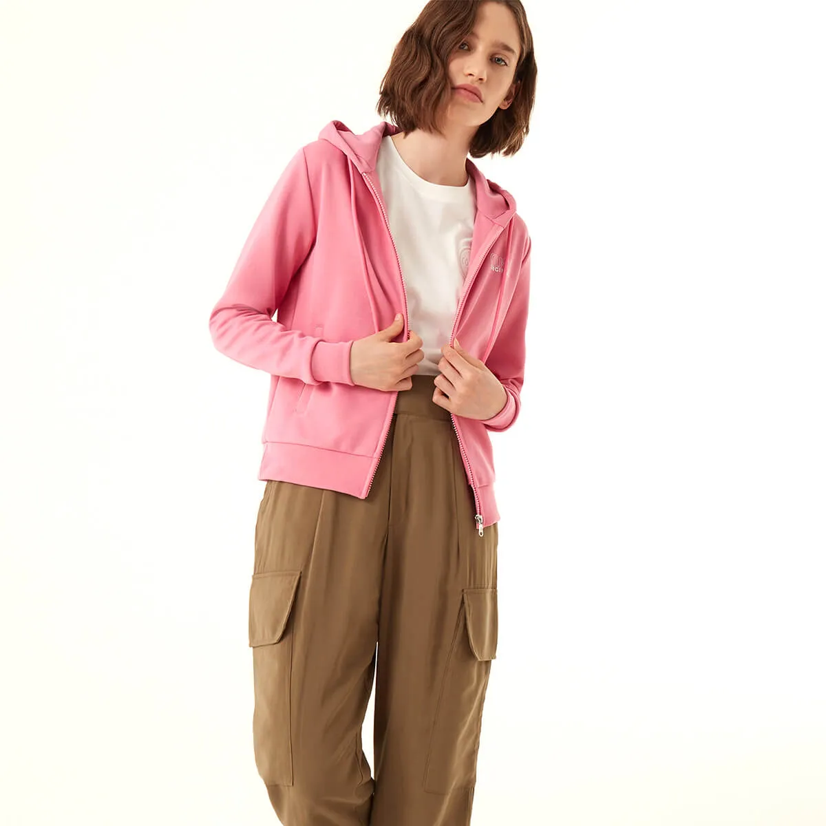 Colmar originals felpa donna topic rosa marzapane