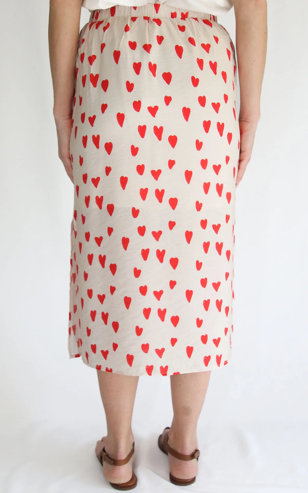 Compania fantastica – Gonna cuori – Rosso