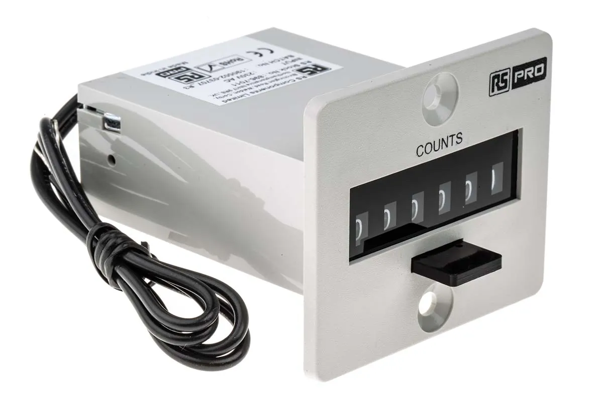 Contatore elettronico RS PRO, Impulso, 10Hz, display Digitale 6 cifre, 230 V ca