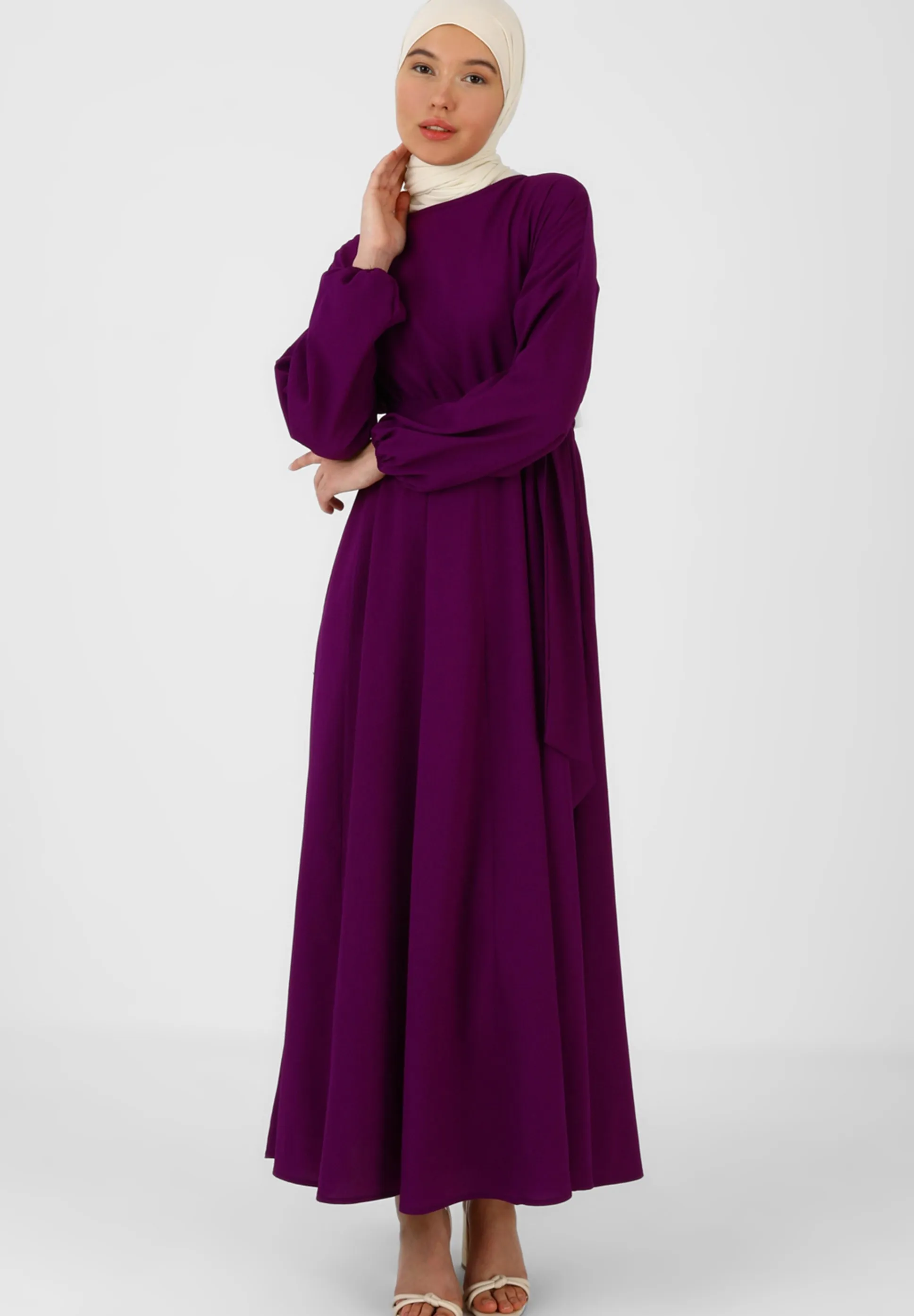 CREW NECK-MODEST-TAVIN - Vestito lungo