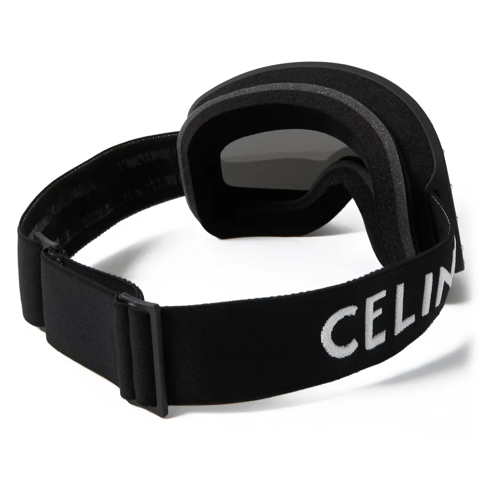 Céline - Maschera da Sci Borchiata - Nera - Occhiali da Sole - Céline Eyewear