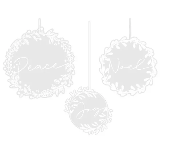 Decorazione della finestra della ghirlanda di Natale della casa di campagna