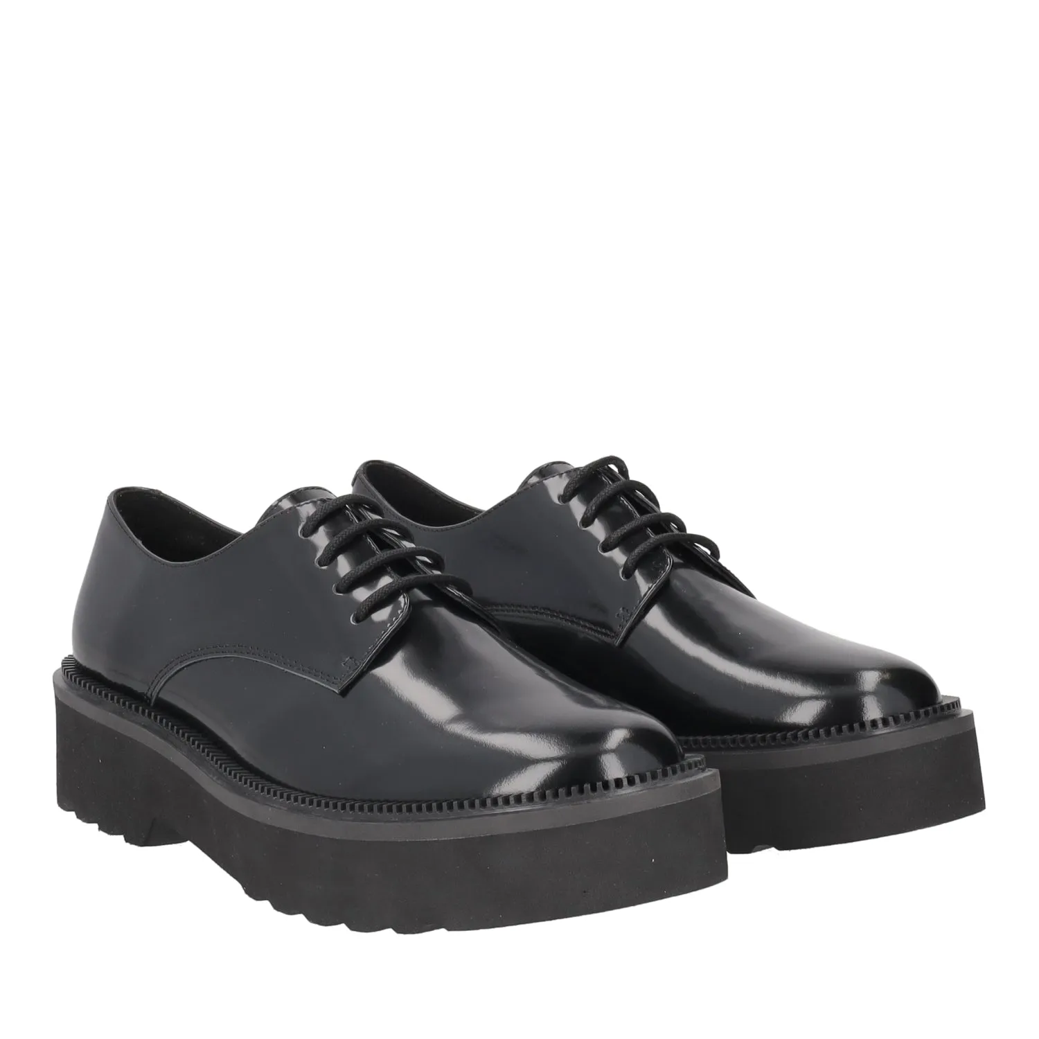     DERBY RILA IN PELLE COLORE NERO  