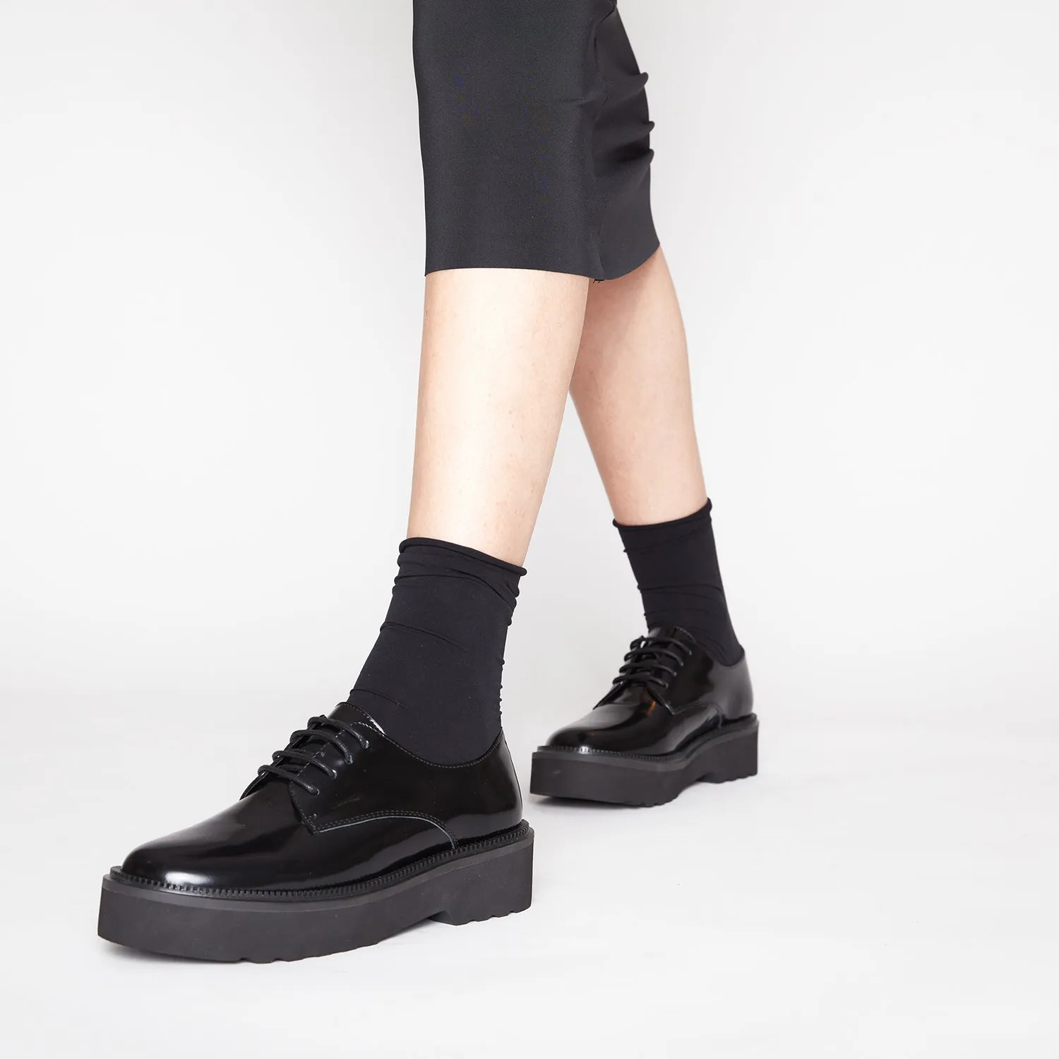     DERBY RILA IN PELLE COLORE NERO  