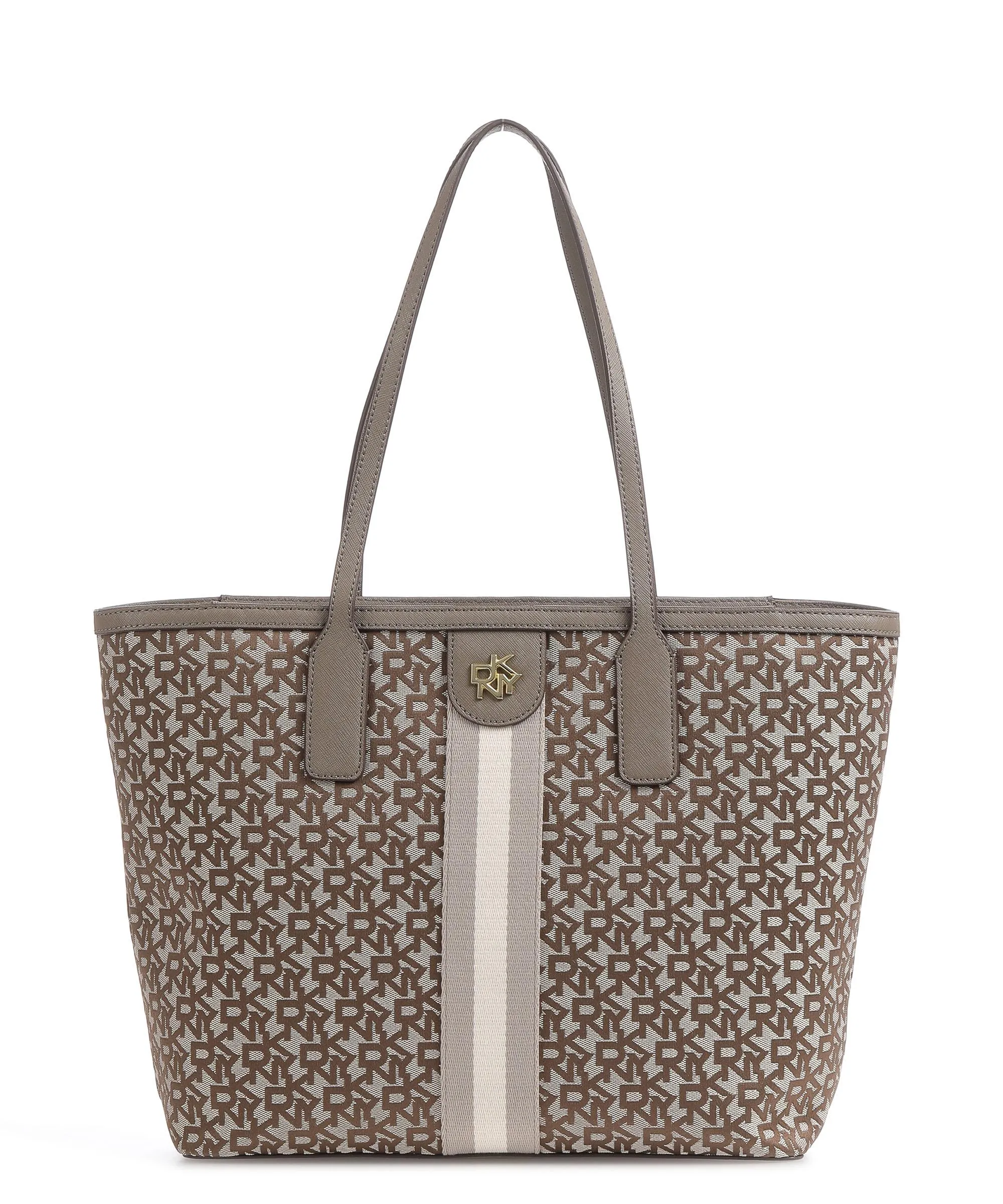  DKNY Carol Borsa shopper poliestere beige/marrone  