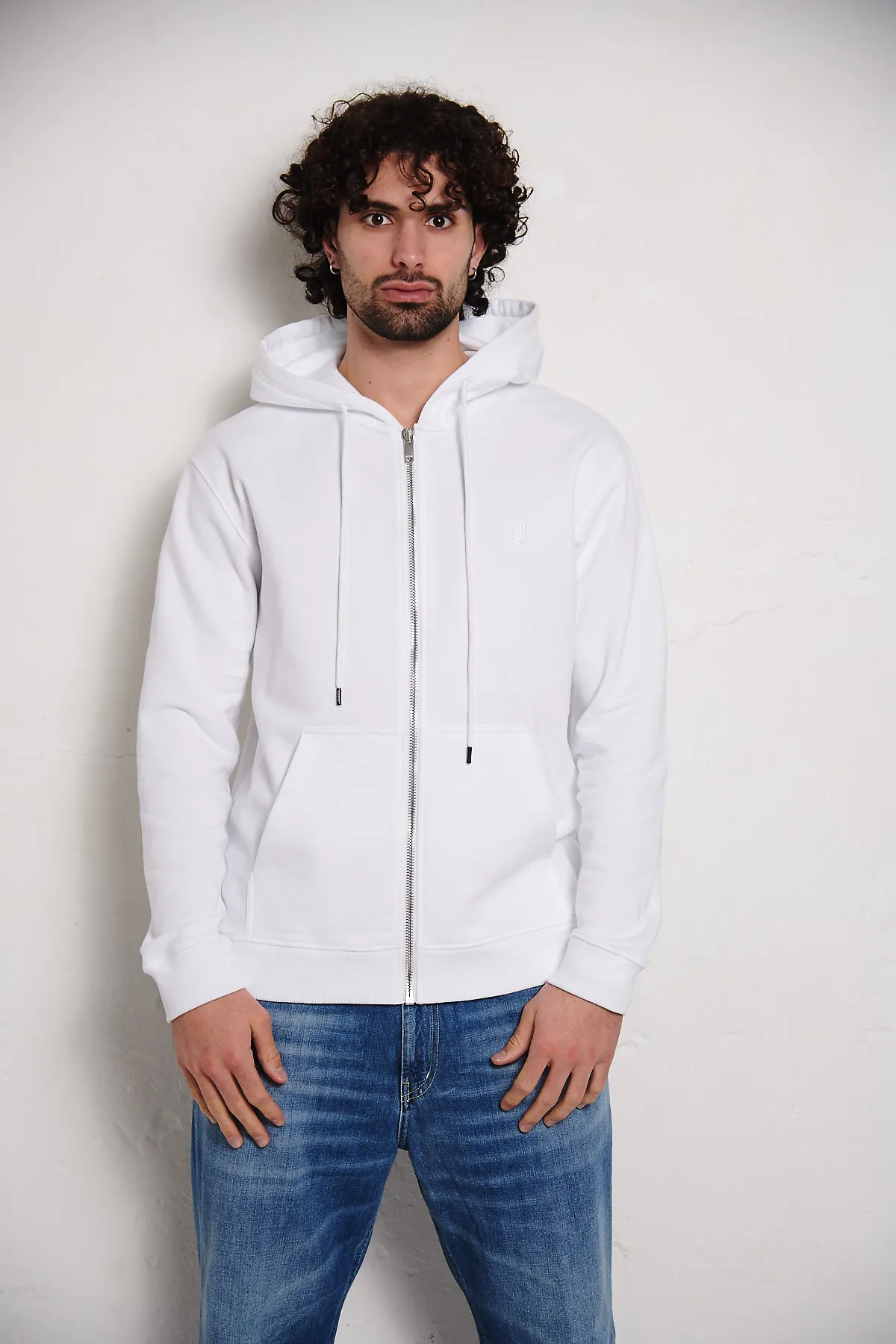 DONDUP Felpa con cappuccio con full zip