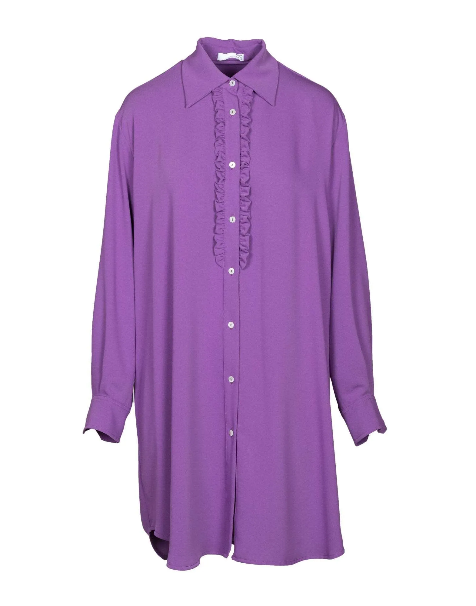 DOUUOD Abito camicia in cady
