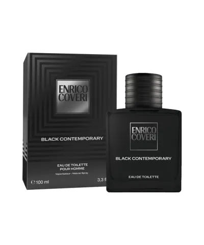 Enrico Coveri Black Contemporary Eau de Toilette Pour Homme 100 ml