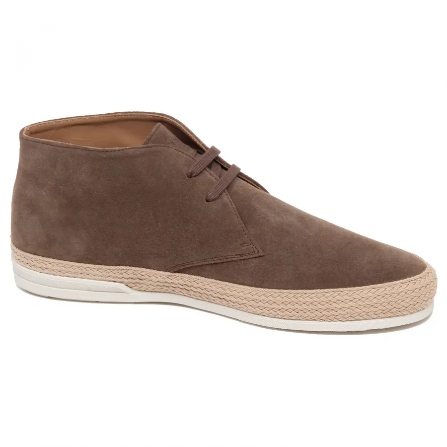 F5982 polacchino uomo light brown HOGAN H358 scarpe suede boot shoe man