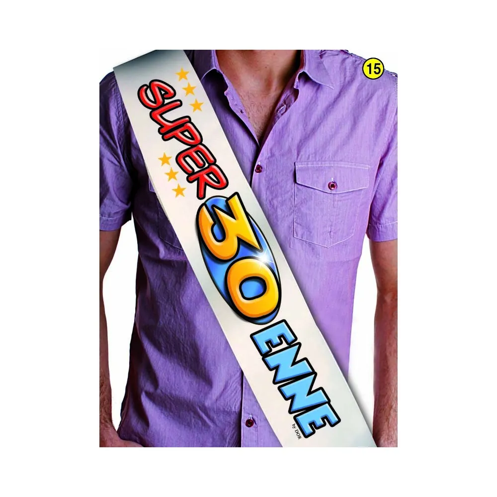 Fascia Premio per festa di compleanno dei 30 anni