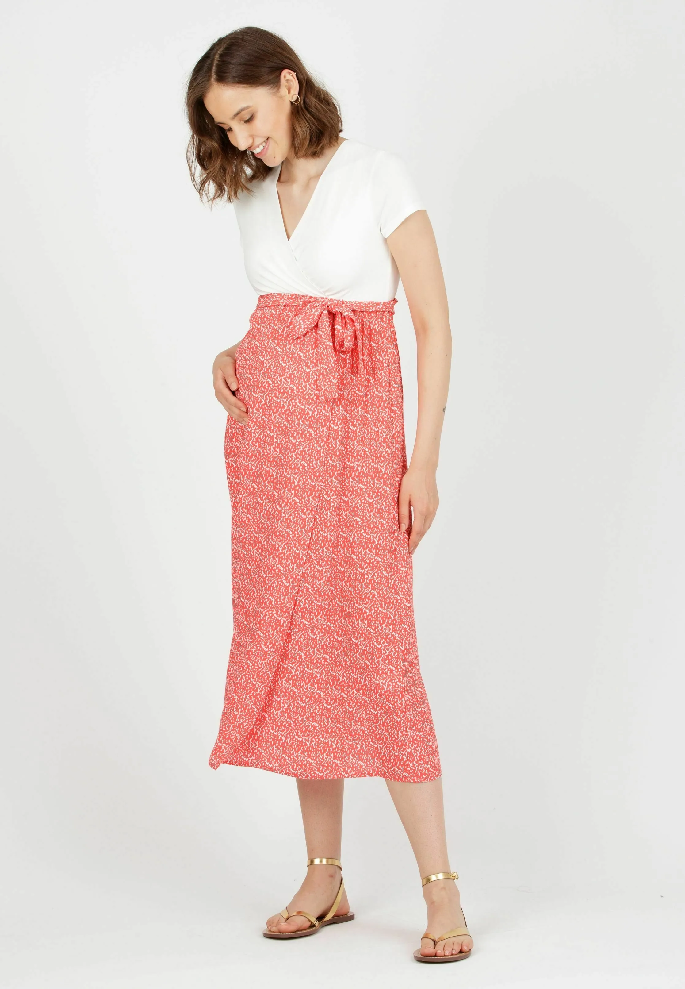 FEDERICA-MATERNITY NURSING MIDI - Vestito estivo