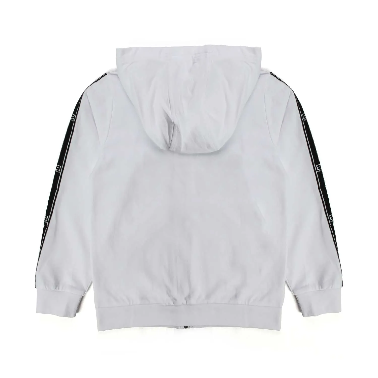 Felpa Bianca Zip Teen Bambino