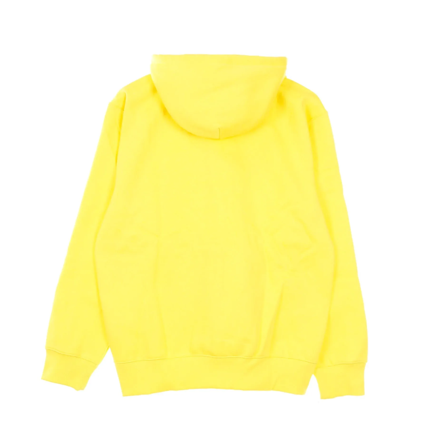 Felpa Cappuccio Uomo Hooded Sweatshirt Limoncello/black