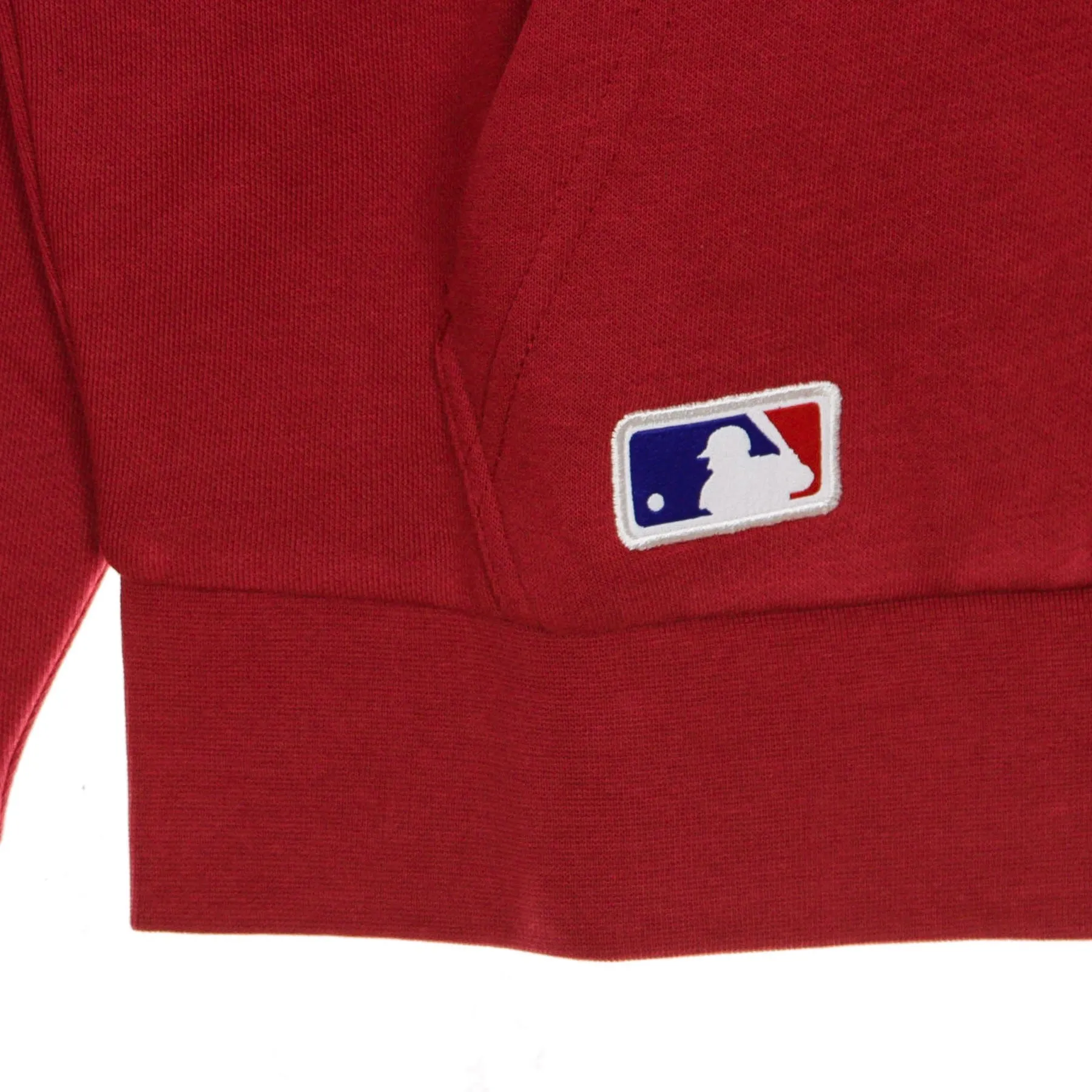 Felpa Cappuccio Uomo Mlb Seasonal Team Logo Hoody Losdod Cardinal/white