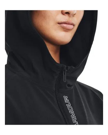 Felpa Casual Donna Woven Full Zip