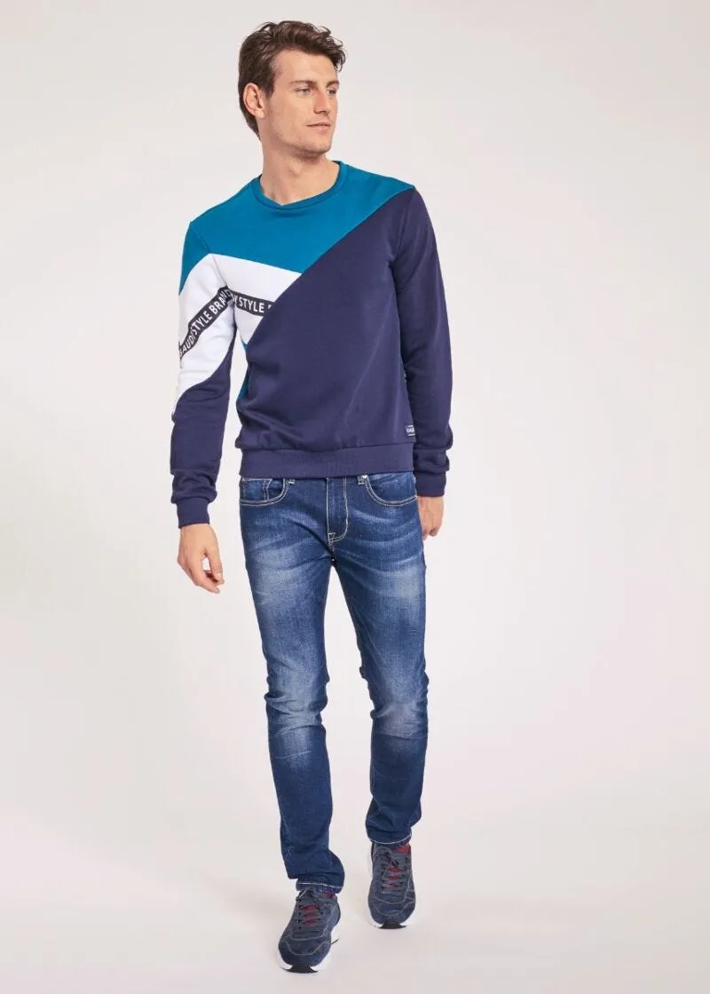 Felpa color block
