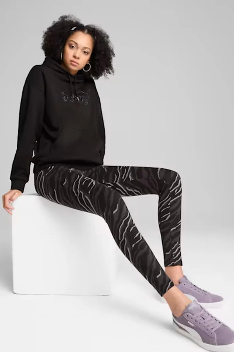 Felpa con cappuccio ANIMAL donna Nero