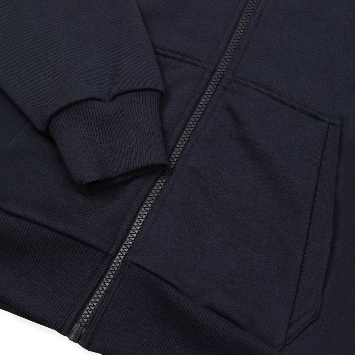 Felpa Connective Full Zip, Blu
