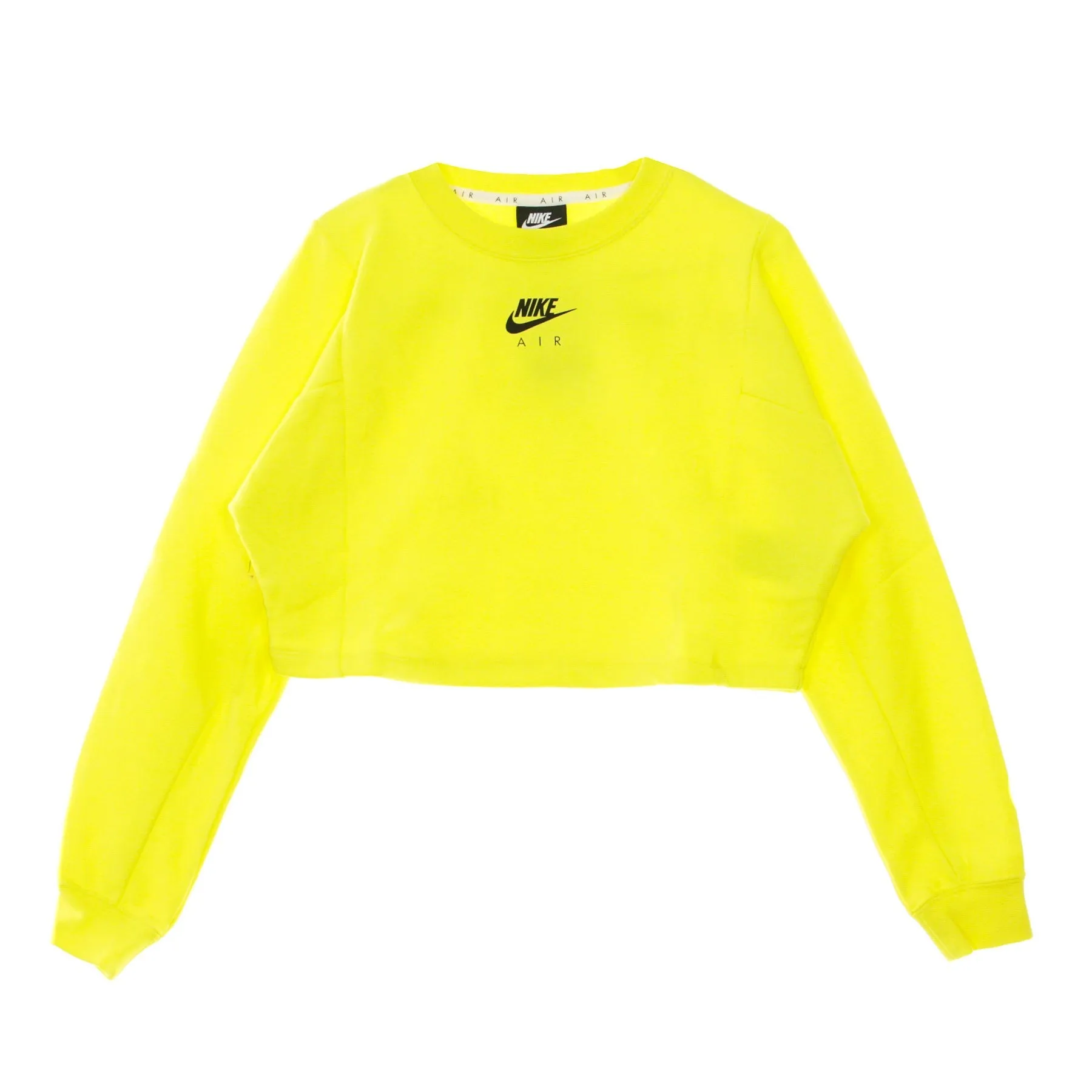 Felpa Girocollo Corta Donna Air Crew Opti Yellow