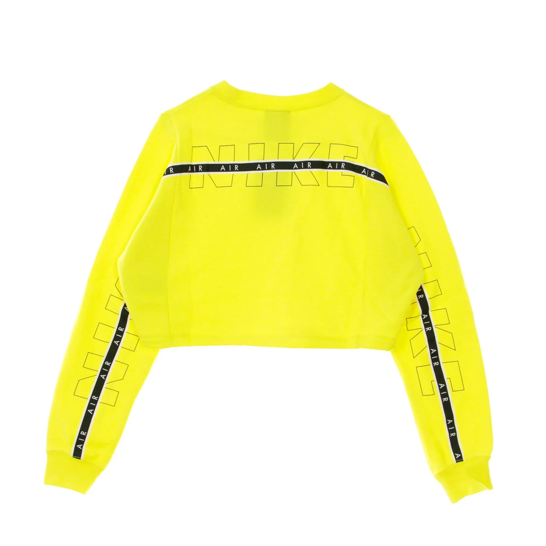 Felpa Girocollo Corta Donna Air Crew Opti Yellow