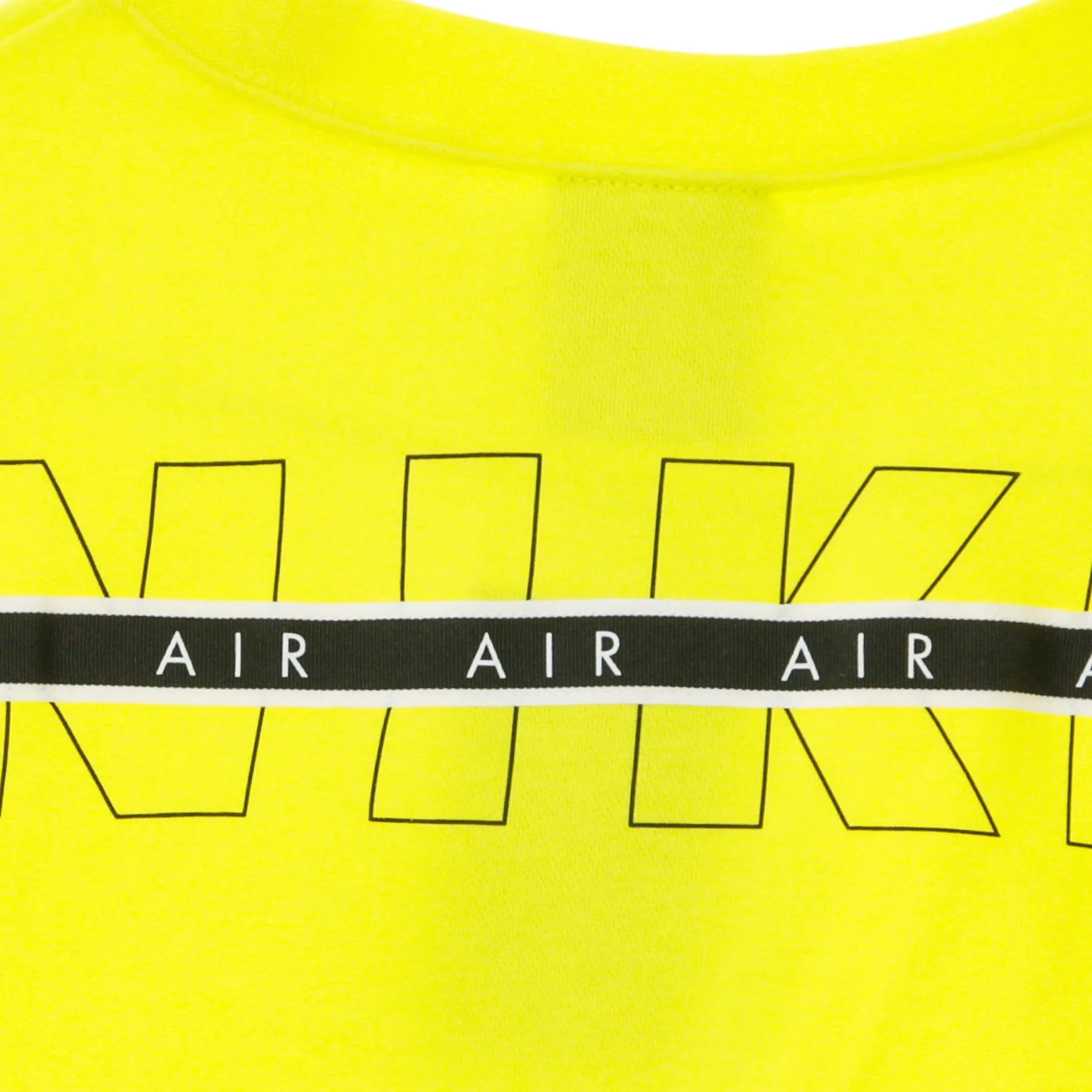 Felpa Girocollo Corta Donna Air Crew Opti Yellow